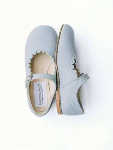 Zimmerman Scalloped Mary Jane in Pale Blue
