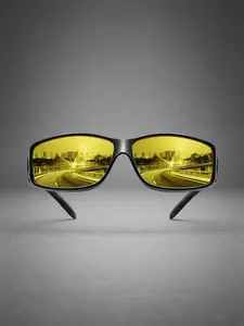 Unisex Night Vision Driving Glasses, Trendy Casual Glasses for Everyday Use, Fashion Accessories for Outdoor Activities