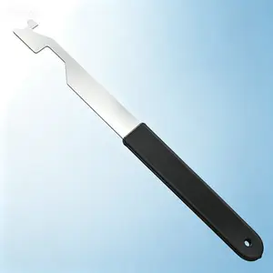 Professional Multi-Purpose Firefighting Tool for First Responders - Heavy Duty Spring Steel Construction - Black (White) - Durable Rescue Equipment for Emergency Use - Reusable Tactical Gear