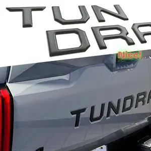 Matte Black Tailgate Insert Letters Fit for Tundra 2022 2023 2024 2025 2026 – Large 3D Custom Emblem Badge – Upgrade Your Truck