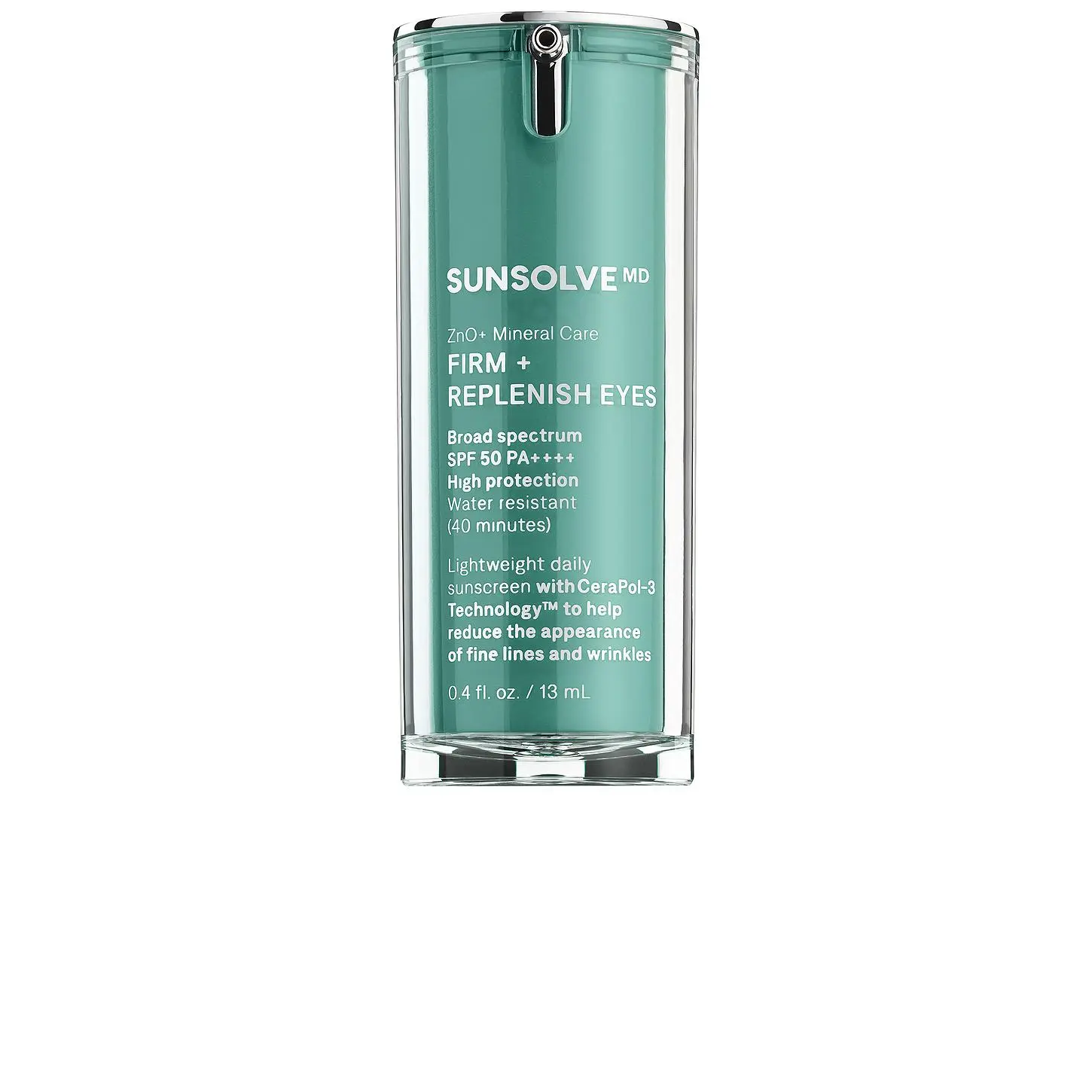 SunsolveMD ZnO+ Mineral Care Firm + Replenish Eyes SPF 50 SunsolveMD ZnO+ Mineral Care Firm + Replenish Eyes SPF 50