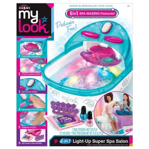 MY LOOK 6-in-1 Light-Up Super Spa Salon Activity Kit MY LOOK 6-in-1 Light-Up Super Spa Salon Activity Kit