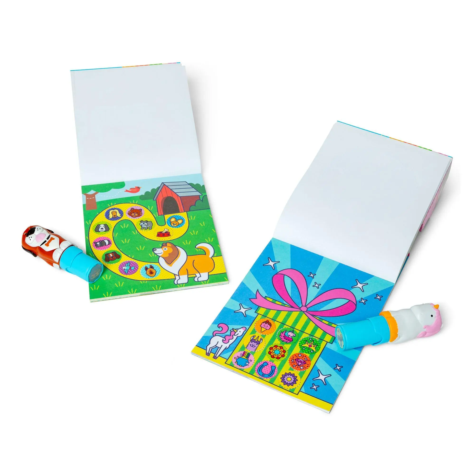 Melissa & Doug Sticker Wow Dog & Unicorn Bundle