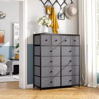 Gray-12 Drawers