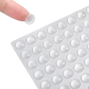 Cabinet Door Bumpers, 200 count Self Adhesive Clear Cupboard Door Drawer Bumpers for Kitchen Cabinets  Boards Picture Frames