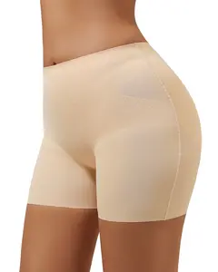 USEASY Women's seamless padded shorts that shape the buttocks and legs, creating a natural fake buttocks and peach buttocks. They also have a shaping waistband and are safe to wear as underwear or as a base layer