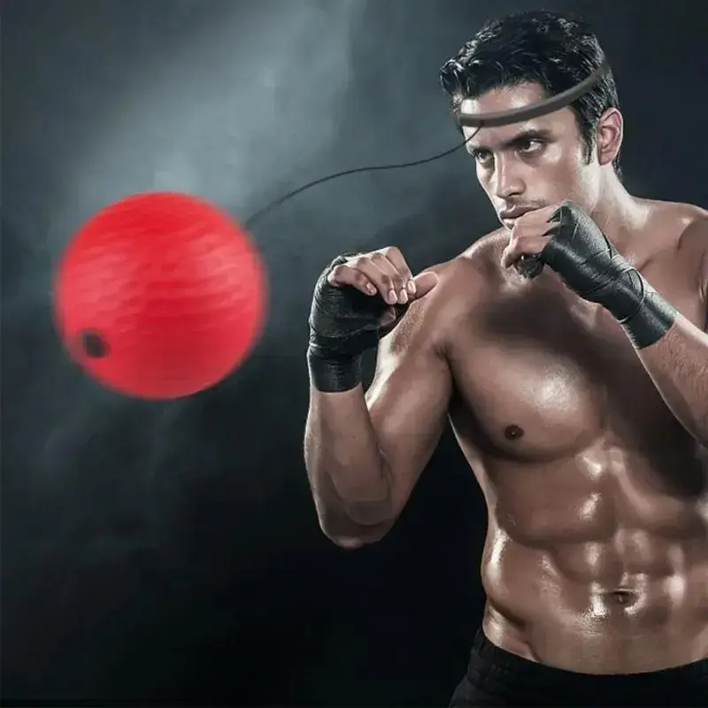Boxing Reflex Ball Set – Headband Speed Trainer for Reaction & Hand-Eye Coordination, Adjustable Home Gym Boxing Equipment, Ideal Gift for Men & Boyfriend, Fun Stress Relief Fight Trainer