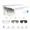 VUB Multifunctional Smart Glasses - 40g Wireless Audio Eyewear with Bluetooth, Photochromic Polarized UV400 Lenses, Dustproof Waterproof Design, Open-Ear Audio, Hands-Free Calls, AI Translation, Music Player for Hiking, Construction