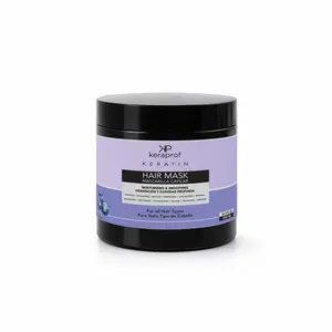 KeraProf Regeneration Keratin Hair Mask 500 ml - Moisturizing & Smoothing for All Hair Types
