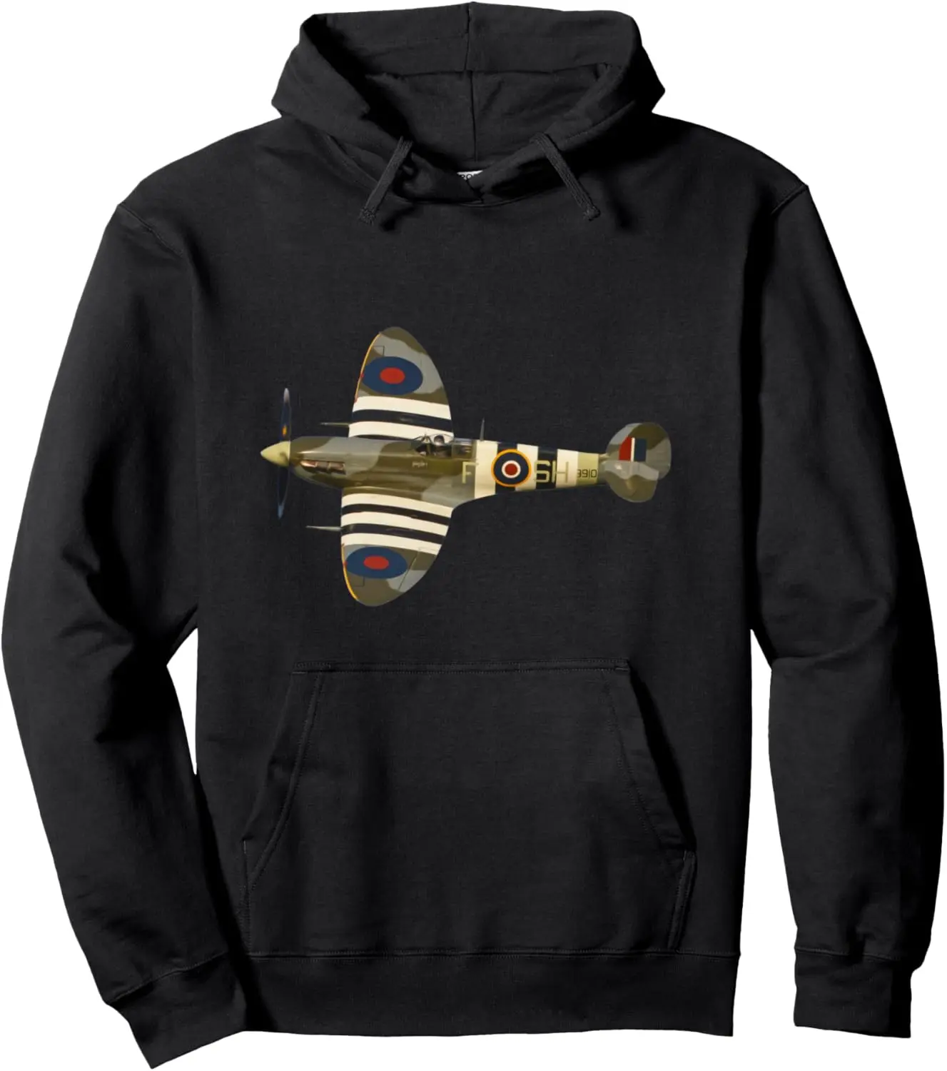 Spitfire Airplane Aeroplane Aircraft RAF Plane WW2 Pullover Hoodie