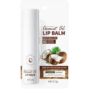Coconut Oil Lip Balm - Hydrating, Soothing, Long-Lasting Protection, All-Season Protection ，Tallow Lip Balm - Long Lasting, Organic Ingredients Skincare Nourishing Comfort Moisture