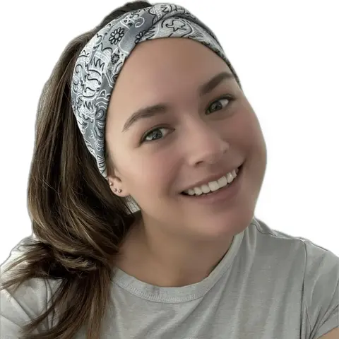 RAVEbandz The STAR - Mid Knot/ Twist Wide Stretch Headband Tie