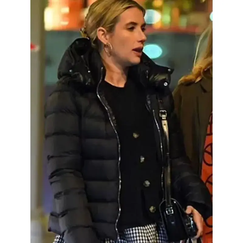 Madame Web Black Puffer Jacket