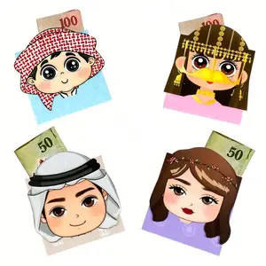 12/24 Timblessing Arabic Envelopes, Ramadan Lucky Cash Envelope Set, Multifunctional Multi-Color Paper Pouches for Birthdays, Graduations, New Year Celebrations