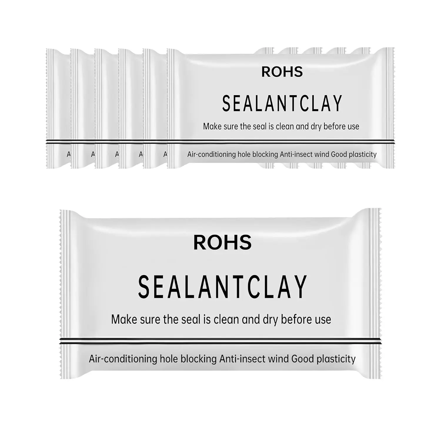 10 Pack Waterproof Sealant Mastic, Quick Mending Mud, Multi-Purpose Repair Sealing Clay for Drain Connection, Wall Hole, Air Conditioning Hole, Waterproof Seal Putty