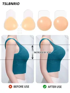 Large Size Lifting Silicone Nipple Covers, Women's Underwear Accessories for Chest Lift and Anti-Sagging, Super Sticky and Skin-Friendly