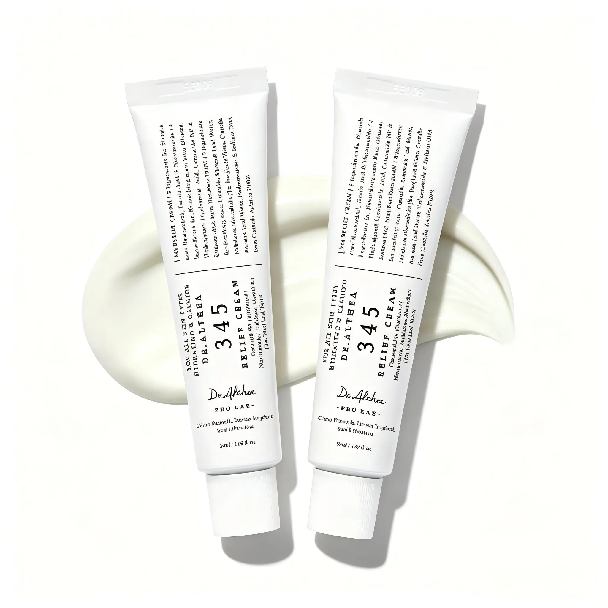 Best-selling Set [Dr.Althea Official] 345 Relief Cream - Daily Face Moisturizer, Blemish Relief Care, Soothing Recovery, Vegan Korean Skincare(Specification)
