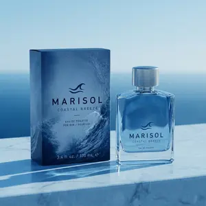 MARISOL Coastal Breeze Men’s Cologne | Fresh Oceanic Dubai Fragrance for Men | Long Lasting Clean Aqua Scent 100ml