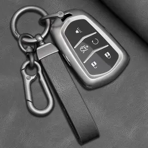 Tpu Car Key Case Cover Key Fob Cover for Cadillac Ats-L Xts Xt5 Xt4 Xt6 Cts Ct6 Ats 28t Srx Elr Esv Escalade, Durable Protection & Stylish Design, Car Key Protector