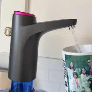 5 Gallon Water Jug Dispenser, Beverage Dispenser, 1 Count Portable Rechargeable Water Pump, Water Dispenser for Home Kitchen Office Dormitory Bathroom, Modern Water Extractor