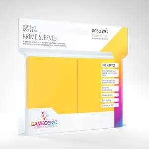 Gamegenic Standard Prime Sleeves: Yellow (100)