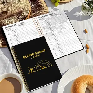 Blood Sugar Log Book, Weekly Blood Sugar Diary, Daily Diabetic Glucose Tracker Journal Book, Meal Planner, 4 Time Before-After (Breakfast, Lunch, Dinner, Snack)