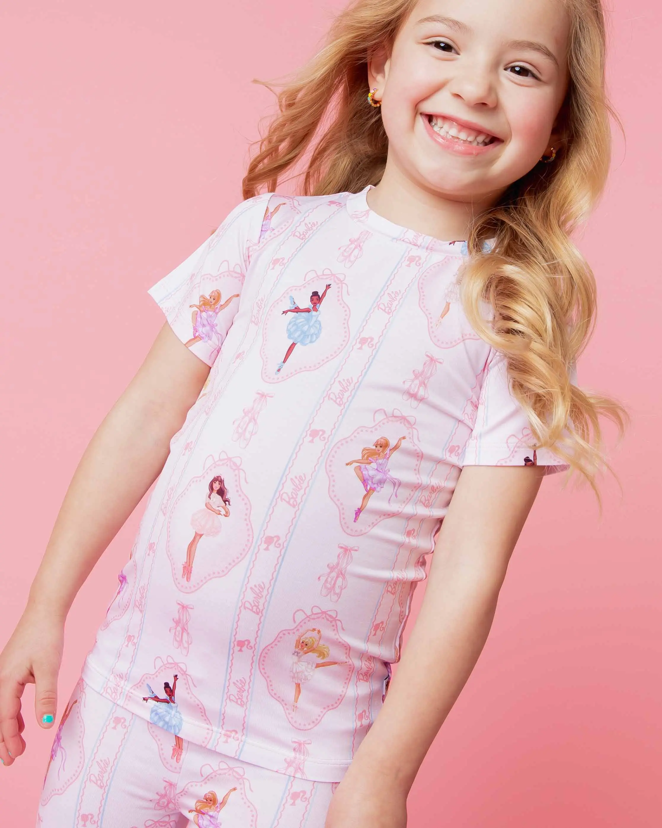 Barbie Ballet Short Sleeve Pajama Set