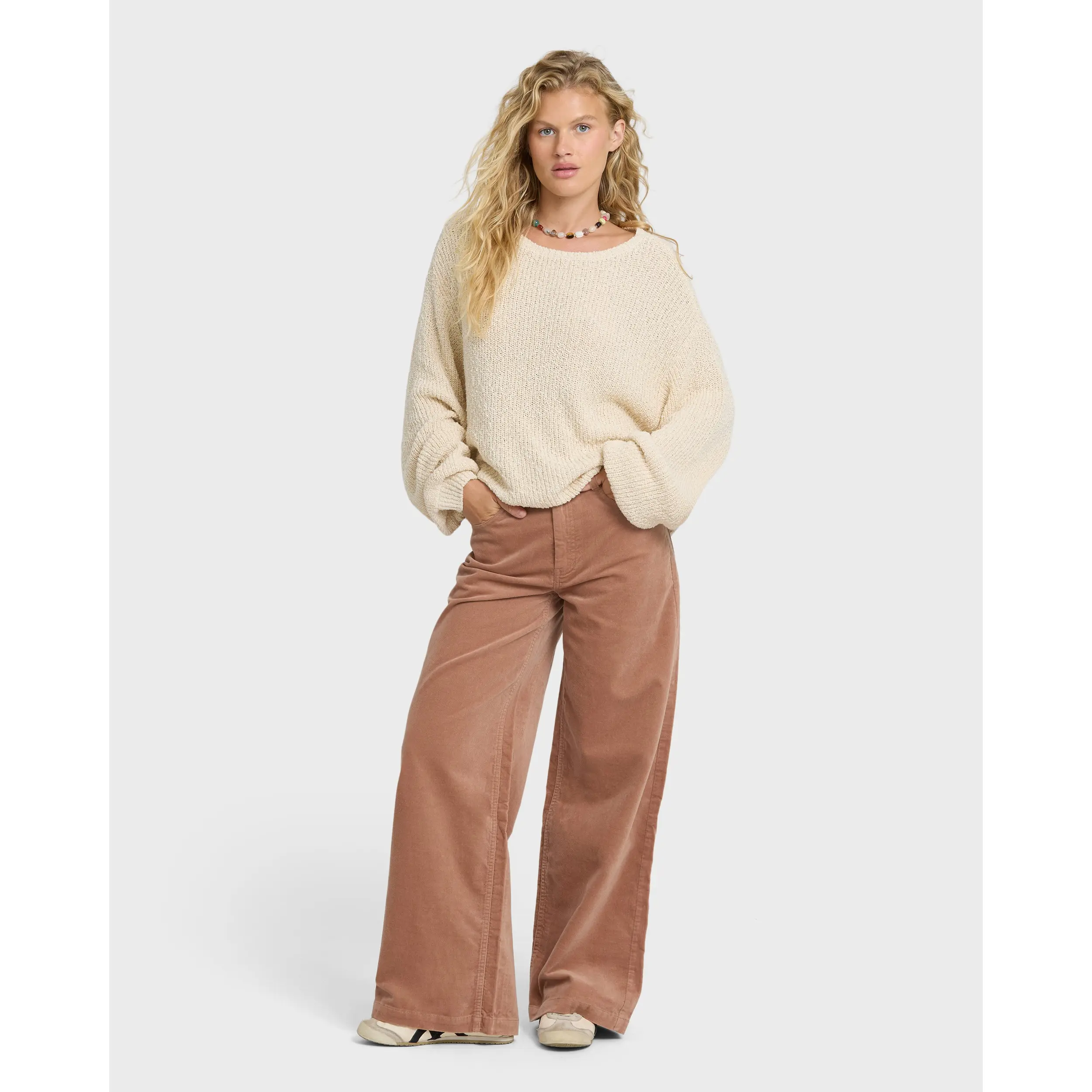 Uncut Cord Pants - Sugar Almond
