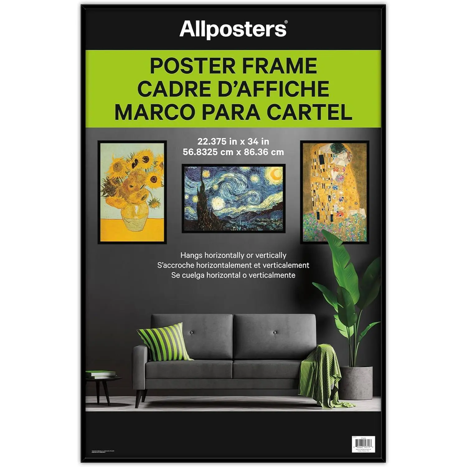 Poster Frame - Black (22.375" x 34") - Regular