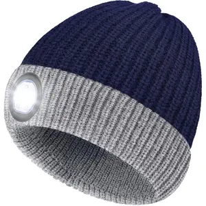 Beanie Hat with Light: Christmas Stocking Stuffers  Men Adult Cool Gifts  Teen Boys Men Dad Winter Gifts