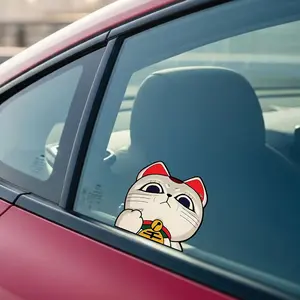 Jiji Aira Ayase Okarun Momo Turbo Granny Peeker Decal Water Resistant Sticker Indoor Use Ideal for Laptop Window