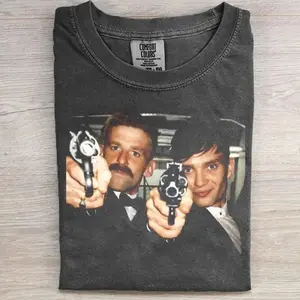 Vintage Peaky Blinders Shirt, Arthur and Tommy Shelby Graphic Tee, Retro 1920s Gangster British Drama T-shirt, Comfort Colors 1717 Men Gift