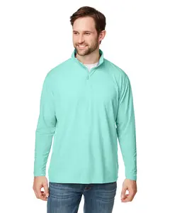 Nautica Men's Saltwater 40+ UV protection Quarter-Zip Pullover