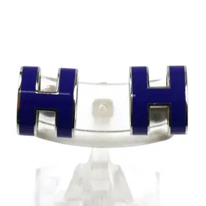 Pre-owned HERMÈS Iron Small Leather Goods Hermes Mini Pop H Earrings