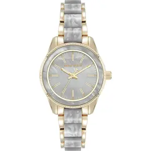 Anne Klein Resin Bracelet Ladies Watch AK/3212LGGB