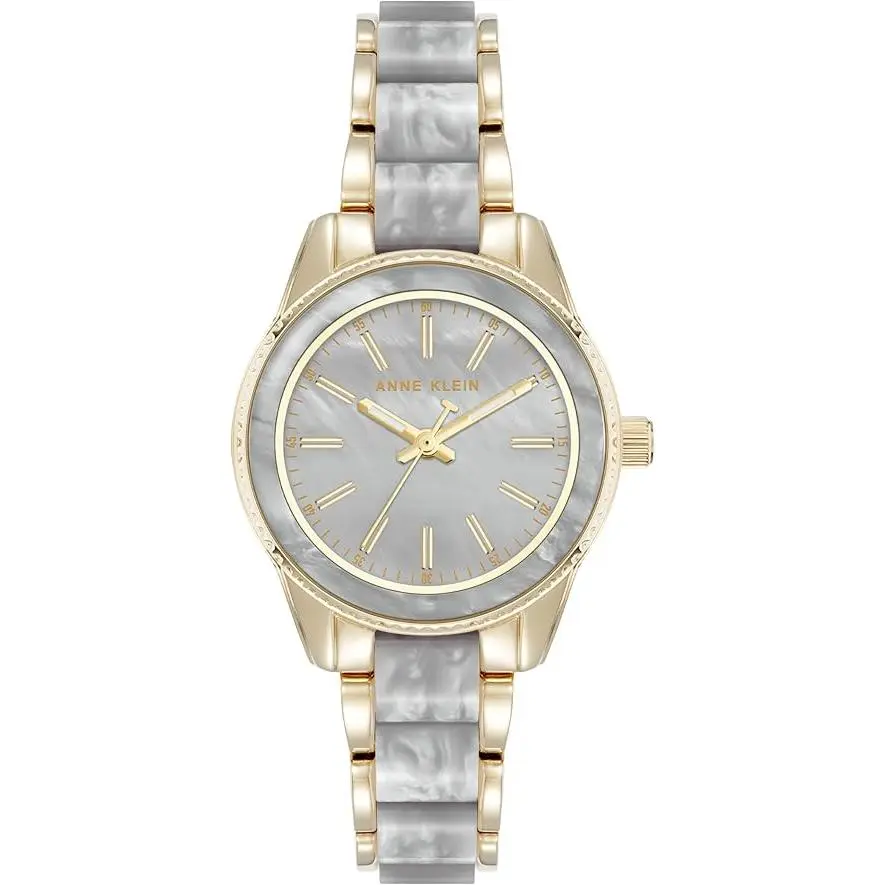 Anne Klein Resin Bracelet Ladies Watch AK/3212LGGB, Glamorous Fashion Women's Watches