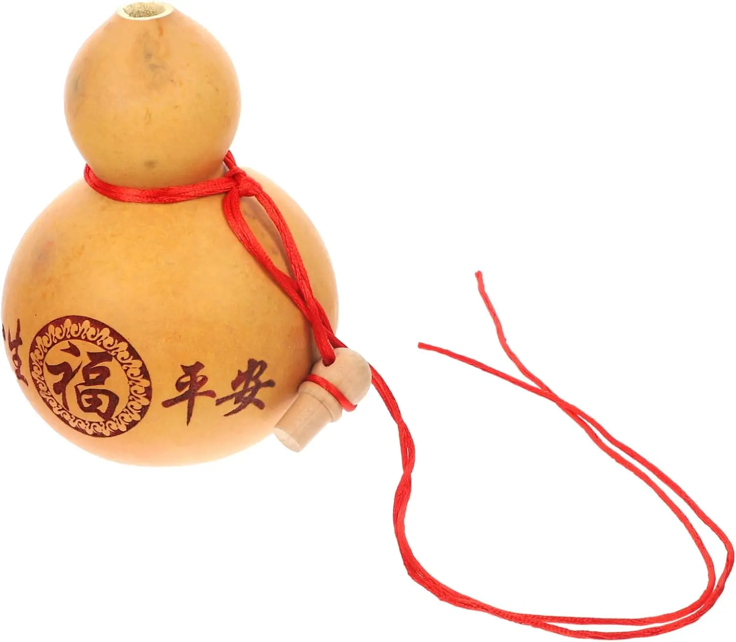 PRETYZOOM 1pc Handcrafted Gourd Decor Carved Gourd Pot Natural Wine Stopping Vessel Home Decor Feng Shui