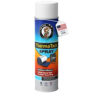 ThermaTack Aerosol Spray Glue for  Duct Wrap | Duct Insulation Adhesive Spray | Industrial-Grade Fast-Tacking Sealant