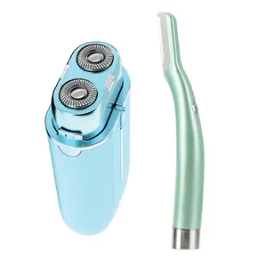 Smooth Radiance Bundle – Precision Dermaplaning Hair Remover Tool & Pursonic Painless Electric Shaver
