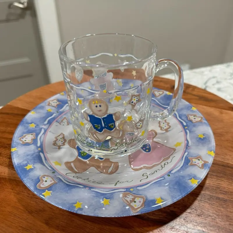 Juego de taza y plato princess house