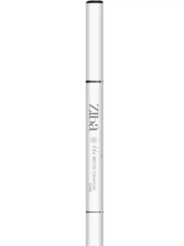 Ziba Beauty Brow Crayon Dark pencil long-lasting smudge resistant oval shaped tip
