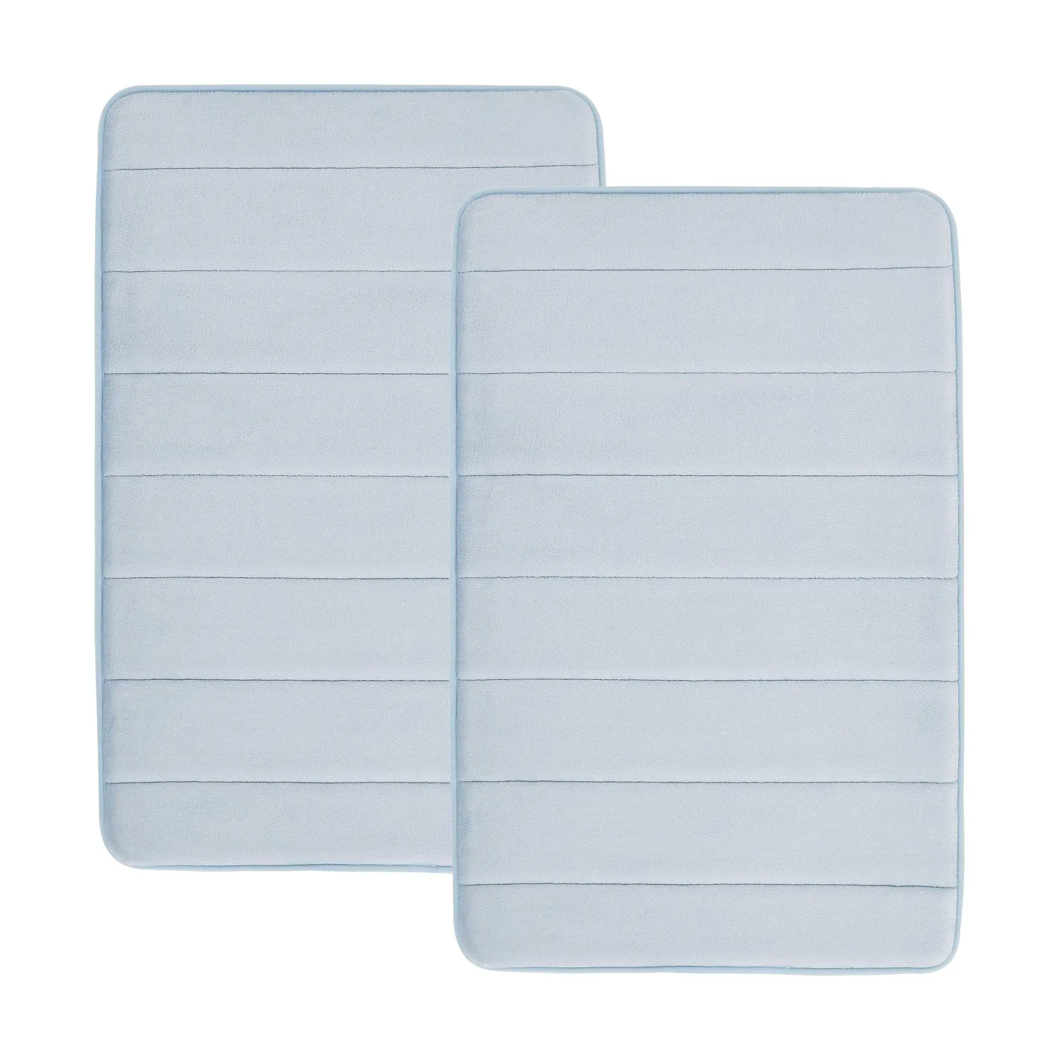 Truly Soft Solid Memory Foam Set of 2 (20x32) Bath Rug