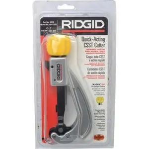 RIDGID Quick-Acting Pipe Cutting Tool, 3/8"-1" Pipe Capacity, CSST-Cutting Hand Tool, Model 32078