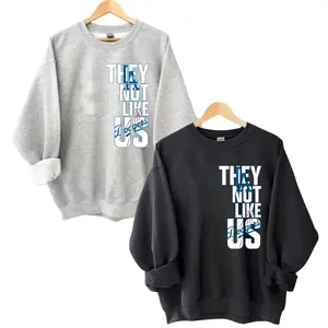 They Not Like Us LA Baseball Sweatshirt, LA Baseball Fan Crewneck, Unisex Game Day Apparel, Los Angeles Sports Team Gift, Unisex Sweatshirt