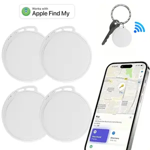 Smart Tag GPS Item Locator,Tracker For Apple Find My, Item Finder For Keys, Phones, Bags, Wallet, Luggage, Pets, Anti-Loss Alarm Air Tracker, Real-Time Location Tracking Device Work With IOS