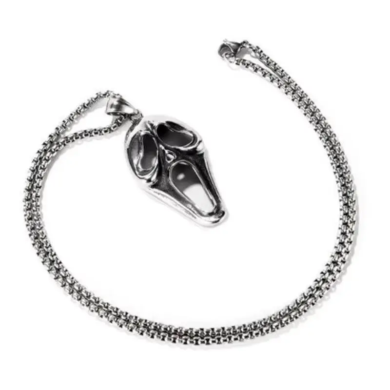 Ghost Face Necklace