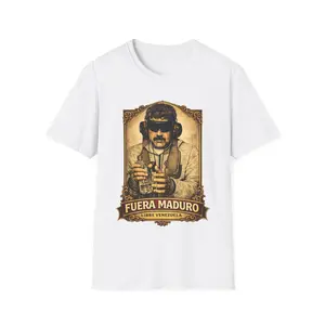 Nicolas Maduro Shirt, Capturado Nicolas Maduro Shirt, Freedom for Venezuela Shirt, Maduro Captured Venezuela Shirt Unisex Softstyle T-Shirt