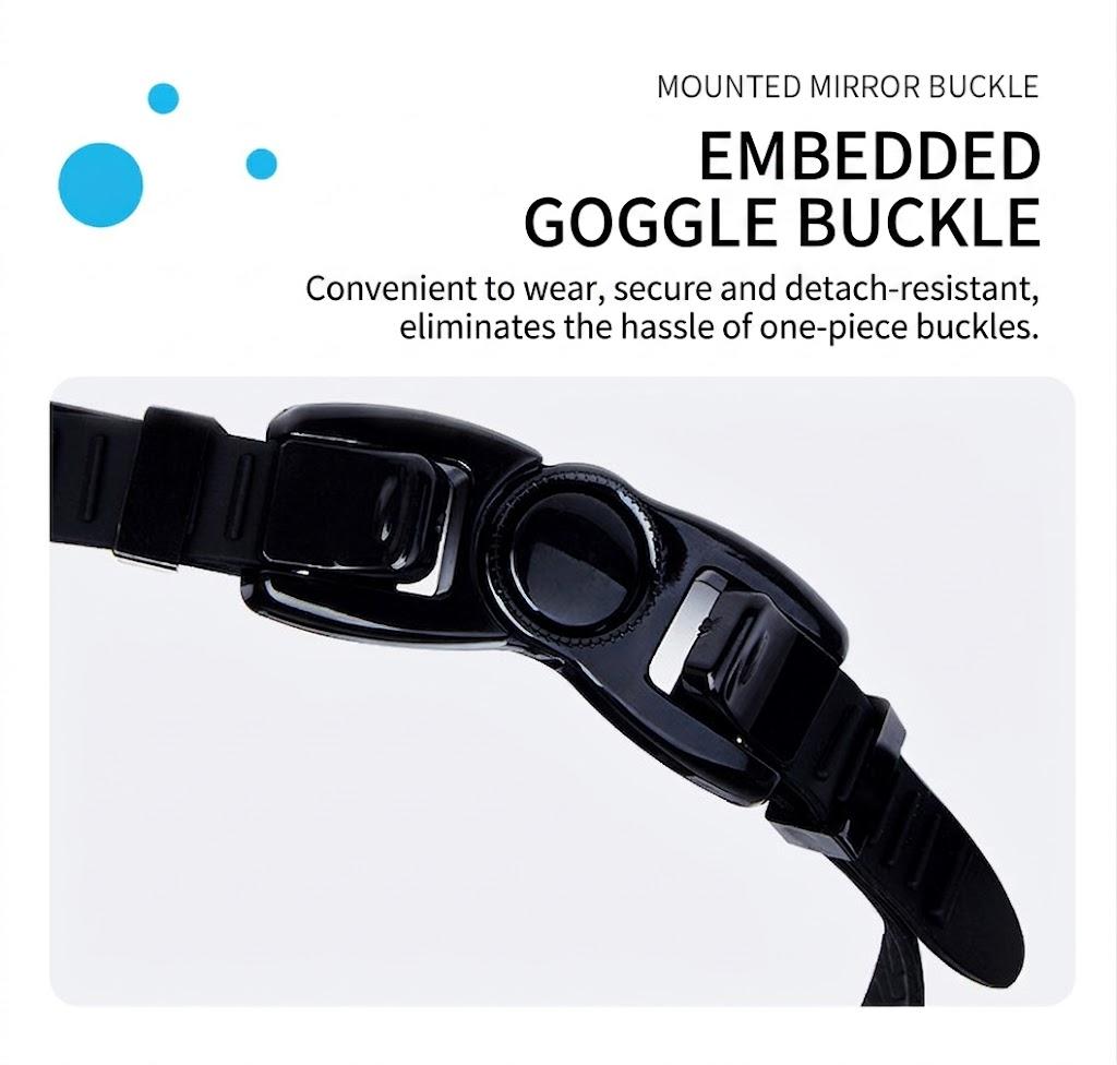 Anti-Fog UV Swim Goggles | Electroplated Mirror Lens, Adjustable Strap, Silicone Comfort Fit
