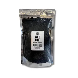 Organic Wild Rice – Nutritious, High-Protein, Gluten-Free Grain | Perfect for Salads, Soups, and Sides | 100% Natural, Non-GMO, Vegan-Friendly