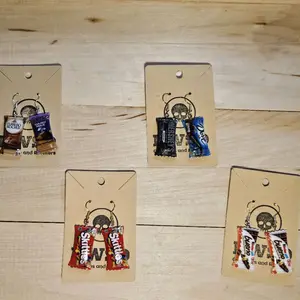 Sweet Tooth Candy Earrings - Unique Design with Various Candy Types, Perfect for Gift or Personal Use